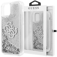 Guess GUHCP12LLG4GSI iPhone 12 Pro Max 6,7" srebrny/silver hardcase 4G Big Liquid Glitter