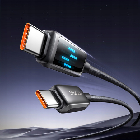MCDODO USB-C FAST CHARGING CABLE FOR SAMSUNG APPLE USB TYPE C 100W 1M LED
