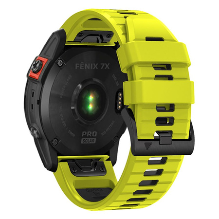 TECH-PROTECT PASEK DO ZEGARKA ICONBAND PRO DO GARMIN FENIX 6X 7X LIME BLACK
