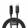 MCDODO ŁADOWARKA KABEL USB-C DO IPHONE LIGHTNING SZYBKIE ŁADOWANIE 1M LED