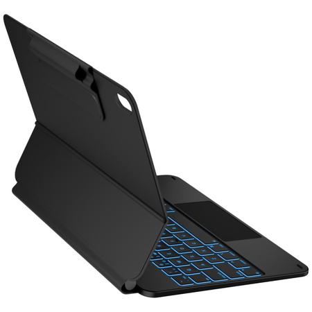 Etui Typecase Edge z klawiaturą do iPad  11" (A16) 2025 / iPad 10.9" 2022 czarny
