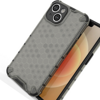 Honeycomb etui iPhone 14 Plus pancerny hybrydowy pokrowiec czarne