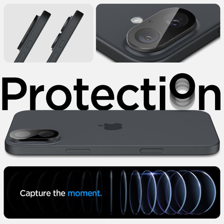 SPIGEN OSŁONA APARATU SZKŁO HARTOWANE DO IPHONE 16 16 PLUS PROTECTOR 2-PACK