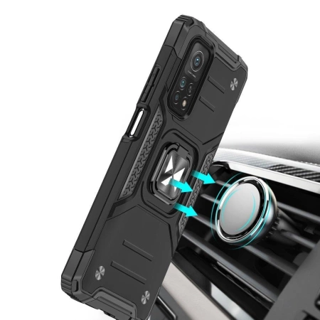 WOZINSKY RING ARMOR ETUI PANCERNE DO POCO M4 PRO 5G Z MAGNETYCZNYM UCHWYTEM