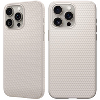 Etui Spigen Liquid Air na iPhone 15 Pro - tytan naturalny