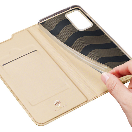 Dux Ducis Skin Pro kabura etui pokrowiec z klapką Samsung Galaxy A33 5G złoty