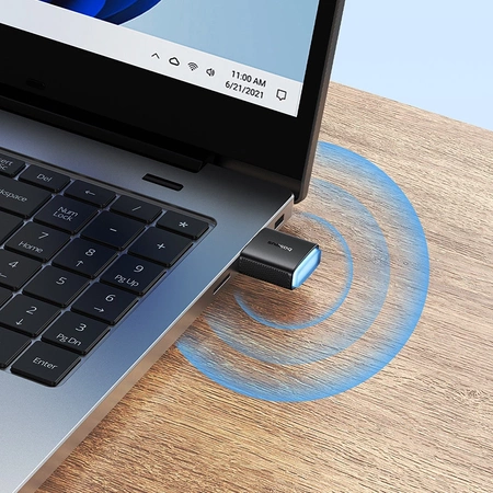 Karta sieciowa USB Baseus BS-OH169 300Mb/s - czarna