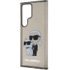 Etui Karl Lagerfeld Glitter Karl&Choupette na Samsung Galaxy S24 Ultra - czarne