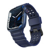 Strap Triple Protection pasek Apple Watch SE, 8, 7, 6, 5, 4, 3, 2, 1 (41, 40, 38 mm) opaska bransoleta granatowy