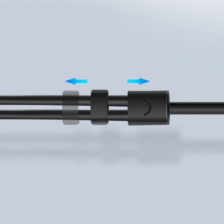 Ugreen kabel rozdzielacz AUX 3,5 mm mini jack (żeński) - 2x 3,5 mm mini jack (męski - mikrofon i słuchawki) czarny (AV140 20899)