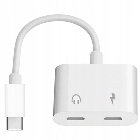 ADAPTER 2X USB-C PRZEJŚCIÓWKA KABEL USB TYP C DO SAMSUNG APPLE XIAOMI Z DAC