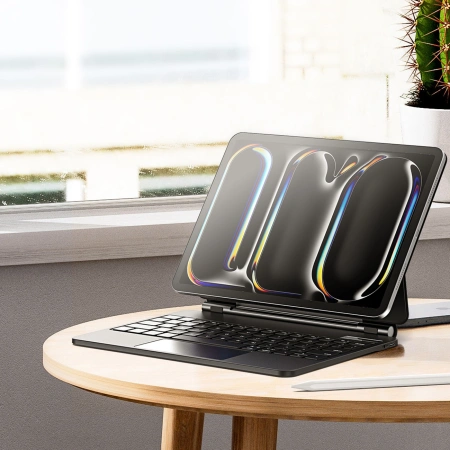 Etui Dux Ducis Keyboard (MK Series) z klawiaturą Bluetooth na iPad Pro 11 2024 - czarna