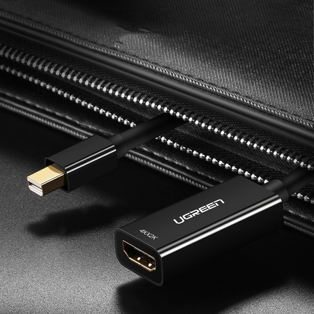 Ugreen kabel adapter przejściówka FHD (1080p) HDMI (żeński) - Mini DisplayPort (męski - Thunderbolt 2.0) biały (MD112 10460)