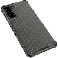 Honeycomb etui pancerny pokrowiec z żelową ramką Samsung Galaxy S21+ 5G (S21 Plus 5G) czarny