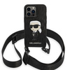 Karl Lagerfeld KLHCP14LSTKMK iPhone 14 Pro 6,1" czarny/black hardcase Monogram Ikonik Patch