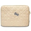 Hello Kitty Sleeve HKCSZPEKHBPD 14złoty/gold Zip PU Quilted Bows