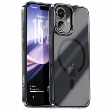 INNOSTYLE ETUI MAGNETYCZNE CASE WZMOCNIONE DO MAGSAFE IPHONE 17 CZARNE