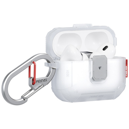 Etui Skinarma Mecha LE do AirPods Pro 3  przezroczysty