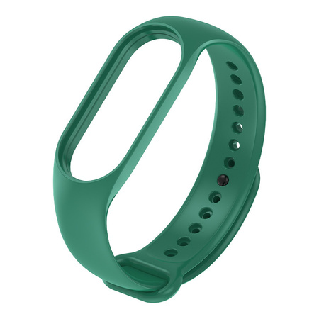 Zamienna silikonowa opaska do Xiaomi Smart Band 7 pasek bransoleta bransoletka ciemnozielony