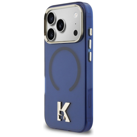 Etui Karl Lagerfeld IML K Head Logo      MagSafe do iPhone 17 Pro niebieski