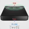 Powerbank SBS Mag Power Qi2 5000 mAh kompatybilny z MagSafe - czarny
