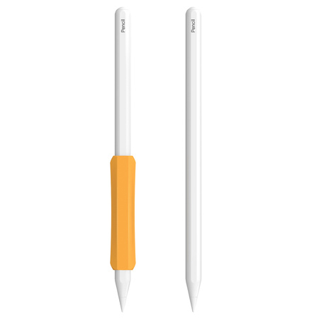 Stoyobe Silicone Holder uchwyt silikonowy dla Apple Pencil 1 / Apple Pencil 2 / Huawei M-Pencil pomarańczowy