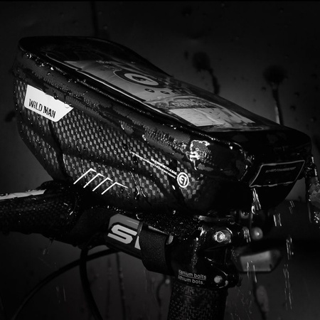 WILDMAN SAKWA HARDPOUCH DO ROWERU Z MOŻLIWOŚCIĄ MONTARZU NA RAMIE Z ZAMKIEM