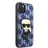Etui Karl Lagerfeld KLHCP13MPMNIKBL na iPhone 13 hardcase - niebieskie Monogram Ikonik Patch