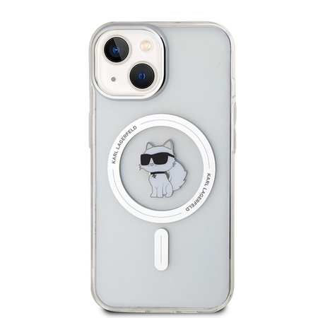 KARL LAGERFELD ETUI DO IPHONE 15 14 13 6.1 DO MAGSAFE IML TRANSPARENT