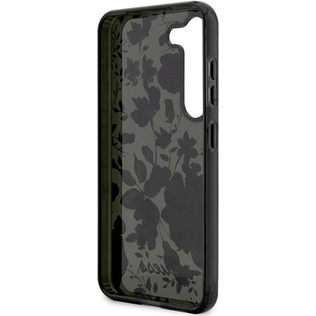 Etui Guess GUHCS23MHCFWSA S23+ S916 zielony/khaki hardcase Flower Collection