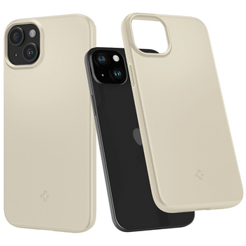 Etui Spigen Thin Fit do iPhone 15 Plus - beżowe