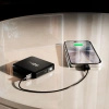 Powerbank SBS HD 10W 5000mAh USB-C z wyświetlaczem LCD - czarny