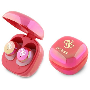 GUESS SŁUCHAWKI BLUETOOTH TWS DO SMARTFONÓW Z STACJĄ DOKUJĄCĄ 4G IRIDESCENT