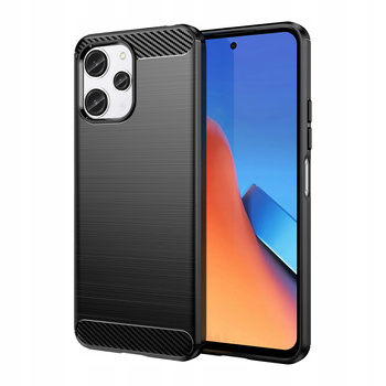 HURTEL ETUI KARBON DO XIAOMI REDMI 12 ELASTYCZNE OCHRONA PRZECIW UDERZENIOM