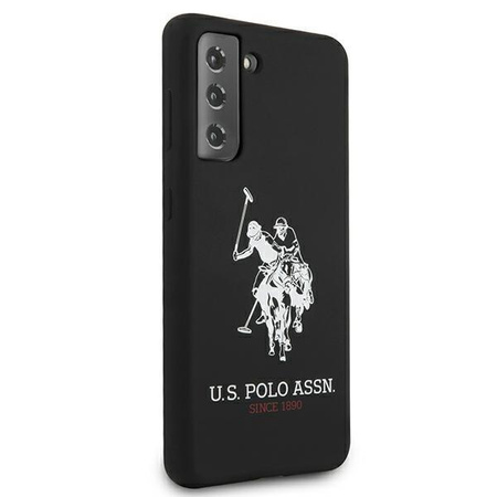 Etui U.S. Polo Assn. Silicone Logo na Samsung Galaxy S21+ - czarne