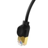 Baseus szybki kabel sieciowy RJ45 cat. 7 10Gbps 5m cienki czarny