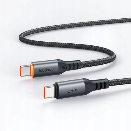 MCDODO KABEL USB-C USB-C SZYBKIE ŁADOWANIE USB TYP C 100W 1M POWER OFF LED