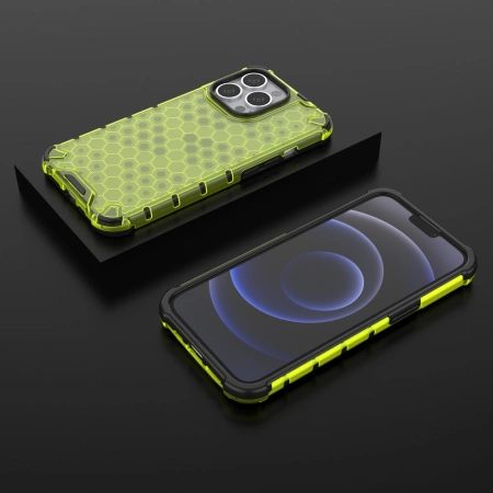 HURTEL ETUI PANCERNE DO IPHONE 13 PRO Z ŻELOWĄ RAMKĄ OCHRONA PRZED UPADKAMI