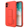 Wozinsky Kickstand Case silikonowe etui z podstawką iPhone 11 Pro czerwone