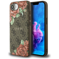 GUESS ETUI 4G FLOWERS PRINT DO MAGSAFE DO IPHONE 16E KOMPATYBILNE Z IPHONE