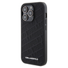 KARL LAGERFELD ETUI HARDCASE DO IPHONE 15 PRO 6.1 QUILTED K PATTERN BLACK