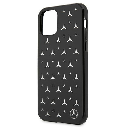 Mercedes MEHCN61ESPBK iPhone 11 6,1" / Xr czarny/black hardcase Silver Stars Pattern