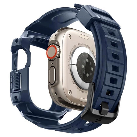 Etui Spigen Rugged Armor Pro na Apple Watch Ultra 1 / 2 (49 mm) - granatowe