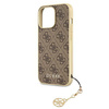 Etui Guess GUHCP13LGF4GBR na iPhone 13 Pro / 13 - brązowe 4G Charms Collection