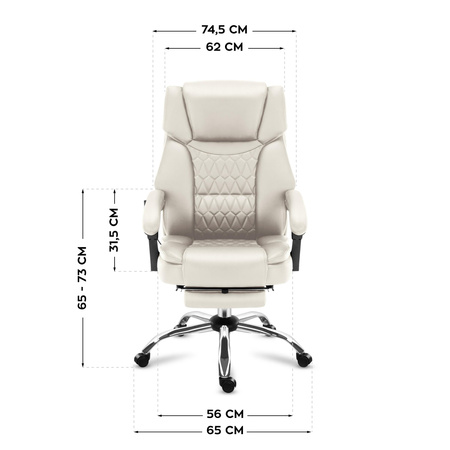 Fotel biurowy Mark Adler Boss 6.0 Beige