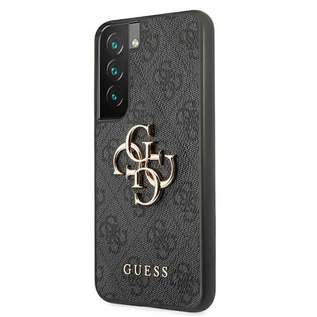 Guess GUHCS22S4GMGGR S901 S22 szary/grey hardcase 4G Big Metal Logo