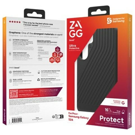 ZAGG ETUI DO SAMSUNG GALAXY S24 DENALI ANTYPOŚLIZGOWE OCHRONA ZRÓWNOWAŻONA