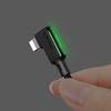 Kabel do telefonu Mcdodo  do iPhone, szybkie ³adowanie k¹towy 90° LED Lightning 1,2m czarny