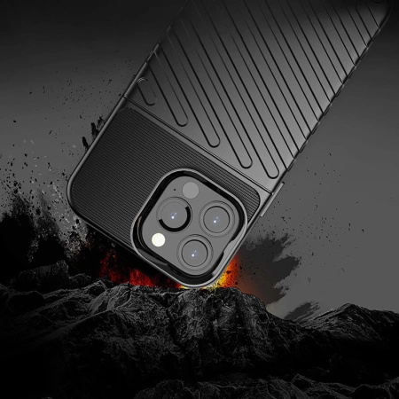HURTEL ETUI POKROWIEC THUNDER CASE ELASTYCZNE PANCERNE DO IPHONE 13 PRO MAX