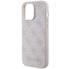 Etui Guess 4G Metal Gold Logo na iPhone 15 Pro Max - różowe